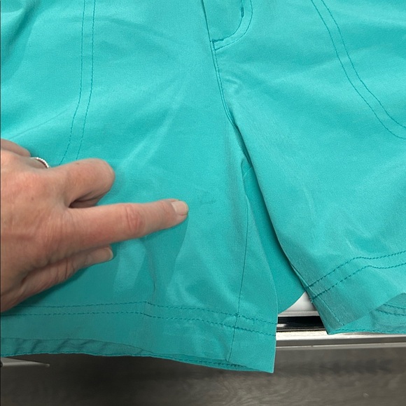 Title Nine Teal Women's Activewear Shorts - Picture 4 of 4